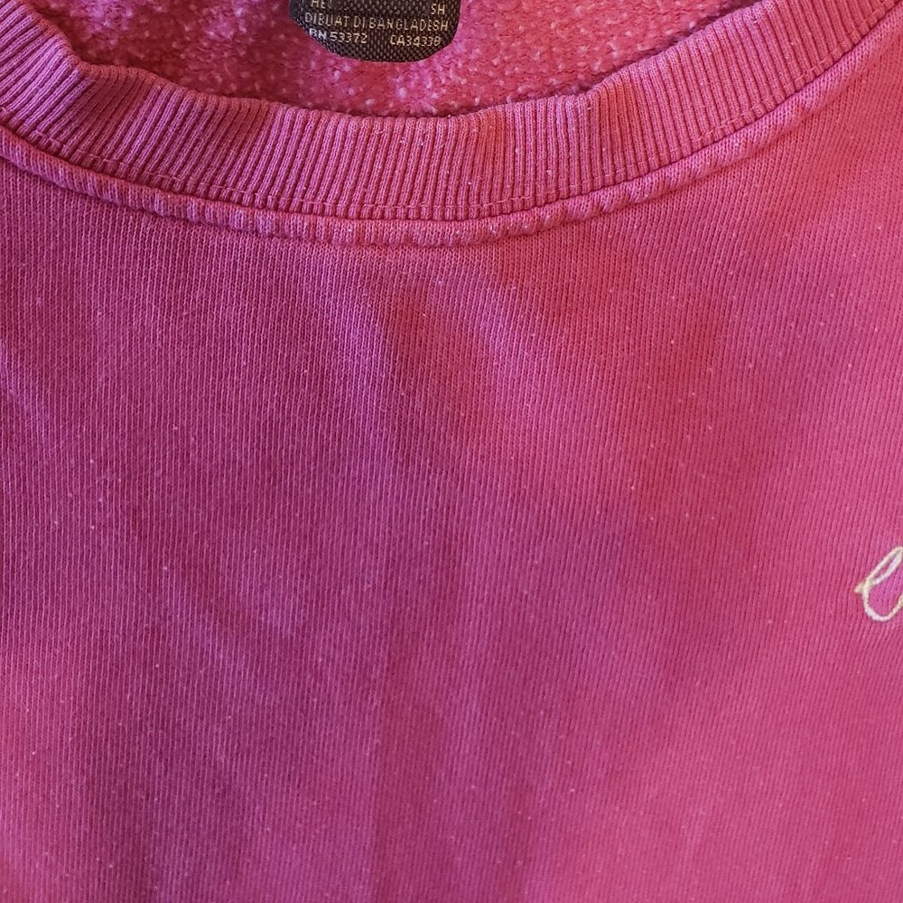 French Connection Sweat Shirt Bight Pink in Size Large
